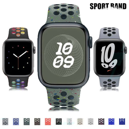 Compatible with Apple Watch Wristband 45mm 49mm 44mm 40mm 41mm 42mm correa iWatch Ultra 2 Series 9 8 SE 7 6 5 4 3 Black Purple 11 SM