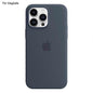 Compatible with iPhone 14 Pro Case Compatible with MagSafe Liquid Silicone Phone Case [Induction Popover]- Perfet Dark Blue_MGF Dark blue