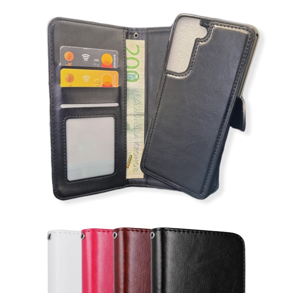 Samsung Galaxy S24 Ultra Case / Magnetic Cover 2in1 - Choose Color! Black_max Black