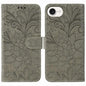 Case for iPhone 16e Lace Flowers PU Leather Flip Wallet Case