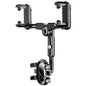Car Rearview Mirror Phone Holder 360 Rotating Navigation Mount for Car