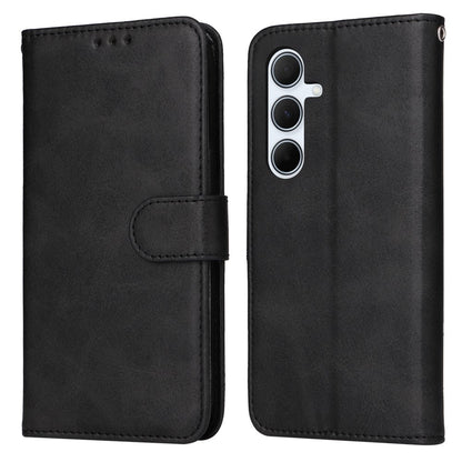 SKALO Samsung A56 5G PU Leather Wallet Case - Multiple Colors Black_max Black