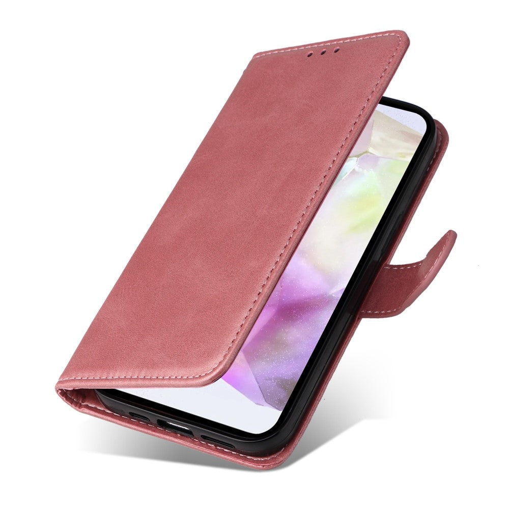 Compatible with Samsung A56 5G Compatible PU Leather Wallet Case - More Colors Pink