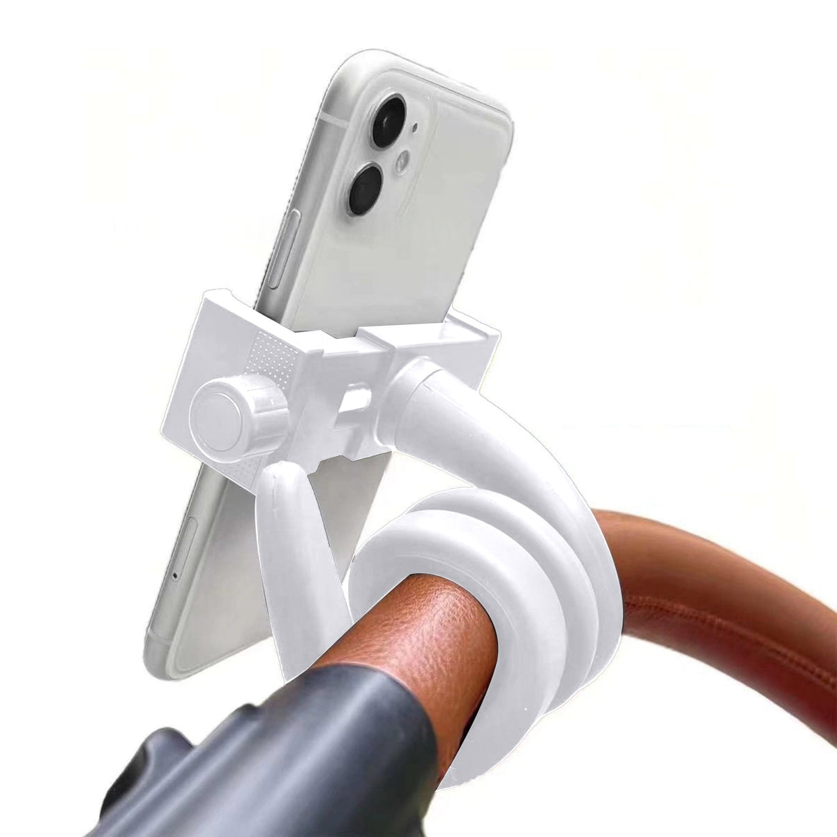 Universal Baby Monitor Holder Longer White Flexible Silicone Baby Camera Tripod