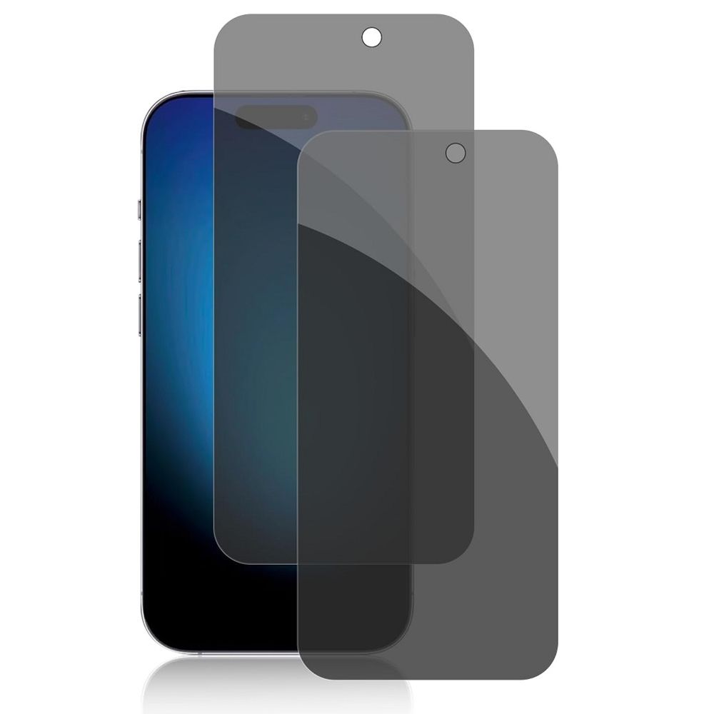 2pcs iPhone 15 Privacy Screen Protector, with Tempered Glass, Anti-Spy & Scratch Resistant, Compatible with iPhone 15