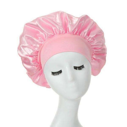Satin Sleep Cap Pink, one size