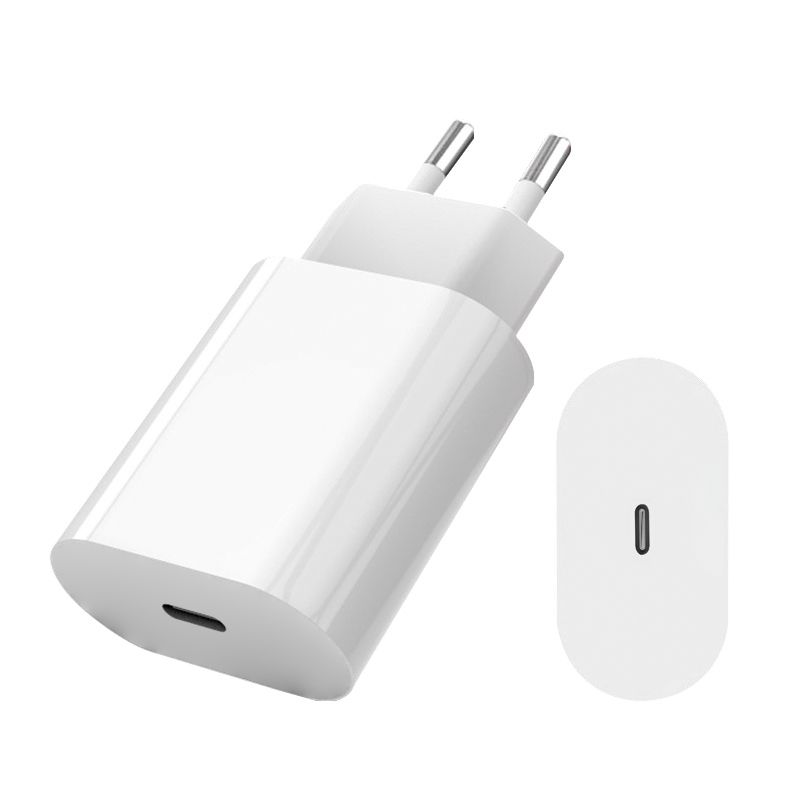 20W Fast Charger with USB-C to Lightning Cable 2m, White, Compatible with iPhone