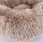 Fluffy Dog Bed Cat Bed 50cm, Light Grey