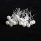 20 Pcs Wedding Hairpins with Pearls in White
