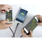 3-in-1 Charging Cable Micro USB Lightning Type-C, Black