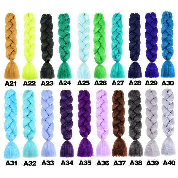 Gradient reggae braids, 6 giant braids, cerise