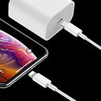 iPhone Fast Charger 2m Cable, White, Compatible with iPhone 11/12/13/14