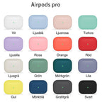 AirPods Pro Silicone Case, Dark Blue, Compatible with Apple - Protective Cover Multiple Colors