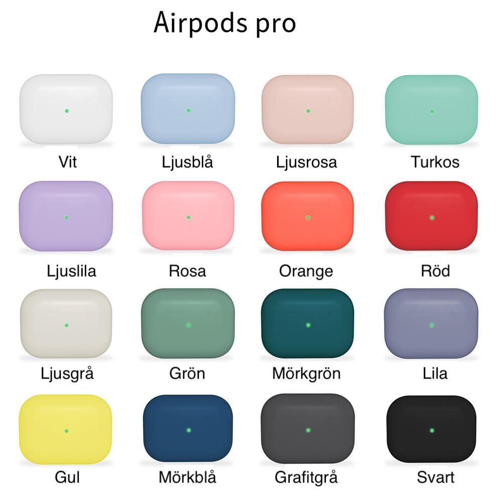 AirPods Pro Silicone Case Pink, Multiple Colors