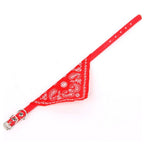 Dog Collar Bandana Scrunchie Scarf, Pink