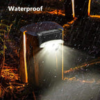 16 Pack Solar Patio Lights Waterproof LED Deck Lights for Patio Stairs Garden Pathway, Black Shell White Light
