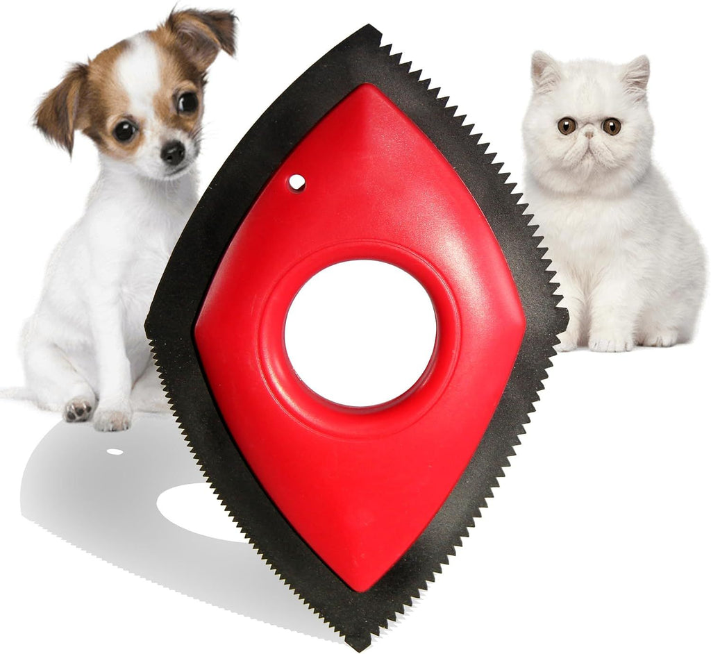 Pet Hair Remover Four Cleaning Modes Red for Carpets and Sofas