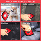 Pet Hair Remover Four Cleaning Modes Red for Carpets and Sofas