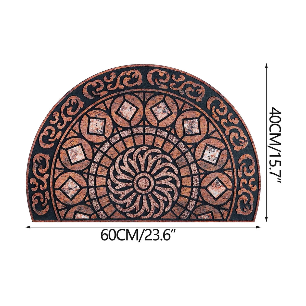 Half Round Outdoor Door Mat