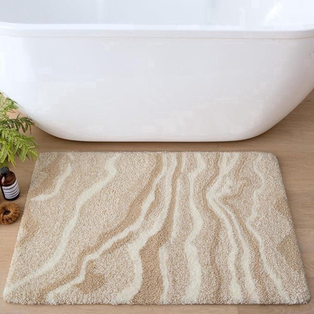 Bath Mat Non-Slip Extra Soft Water Absorbent Machine Washable Shower Rug for Bathroom, 40 x 60 cm, Grey