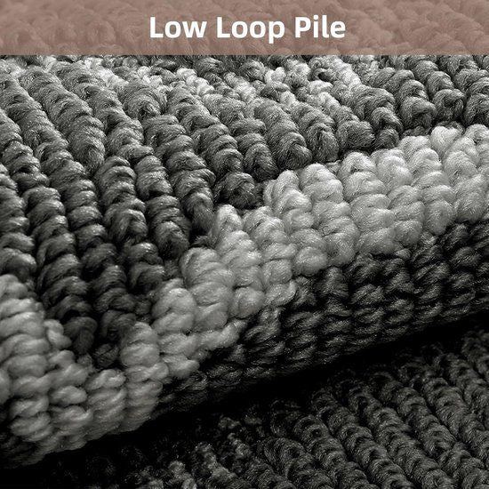 Door Mat Non Slip Washable Absorbent Entryway Rug for Home Garage Kitchen Laundry Room, Dark Grey, 50 x 80 cm
