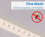 Magnetic Insect Screen Curtain Anti Fly Mesh for Door Window Sliding Patio No Drilling Required White, 120 x 210 cm