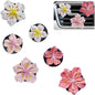 Cute Car Air Fresheners Vent Clips 6 PCS, Flower Air Vent Clips Pink Car Accessories Interior Aesthetic Women Automobile Air Conditioning Vents Decorations