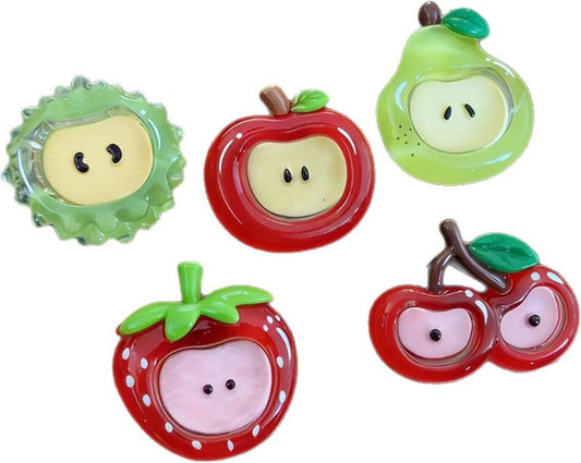 Cute Fruit Shape Car Air Vent Clips, Jelly Color Car Air Freshener Clips, Cute Aroma Diffuser Car Interior Decor Accessories for Women & Girls