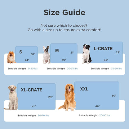 Cooling Mat Medium Size Dog - Q-Max>0.4 Thin Breathable Cooling Crate Pad Indoor for Pet with Chill Cool Fiber as Cooling Topper，Portable Washable Kennel Mat in Outdoor Summer, 29x21, Blue