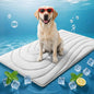 Cooling Mat for Dogs, 59" x 40" Self-Cooling Dog Bed with Arc-Chill Technology 3.0, Non-Slip Washable Pet Cooling Pad for X-Large Dogs, Indoor Outdoor Kennel Floor Use - Grey