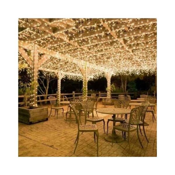 20m fairy lights,200 led string lights,8 lighting modes fairy lights,warm white led fairy lights,garden wedding party lights