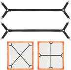 Bed Sheet Holder Straps, 2Pcs Elastic Adjustable Bed Sheet Grippers,Fitted Sheet Holder Keep Sheets in Place, Enhance Sleep Experience, Black