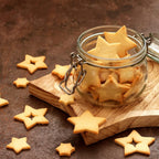 Star Cookie Cutters Set Sandwich Cutters for Kids 9 pieces Shaped Biscuit Fondant Cake Cheese Pastry Molds Christmas Gifts