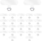 24 Pieces Phone Tether Tab, Clear Cell Phones Lanyard Pads Universal Phone Charm Holder Transparent Lanyard Patch Strap Replacement Part for Most Smartphones, No Adhesive