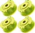 4 Pack Weed Wacker String Replacement Compatible with Ryobi One Plus+, 0.080‘’ String Trimmer Refill AC80RL3, Twisted Weed Eater String Compatible with Ryobi 18V, 24V, 40V Cordless Trimmers