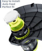 4 Pack Weed Wacker String Replacement Compatible with Ryobi One Plus+, 0.080‘’ String Trimmer Refill AC80RL3, Twisted Weed Eater String Compatible with Ryobi 18V, 24V, 40V Cordless Trimmers