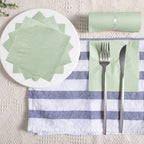 100 Pack Cocktail Napkin 2-Ply Dessert Napkins Folded 5 x 5 Inches Disposable Napkins for Dinner Wedding Birthday Party Bridal Anniversary Recepti Event (100, Sage-Green)