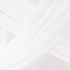 Wedding Arch Draping Fabric 1 Panel 29" x 19Ft Ivory Sheer Chiffon Curtain Drapes 6 Yards for Wedding Ceremony Birthday Party Decoration