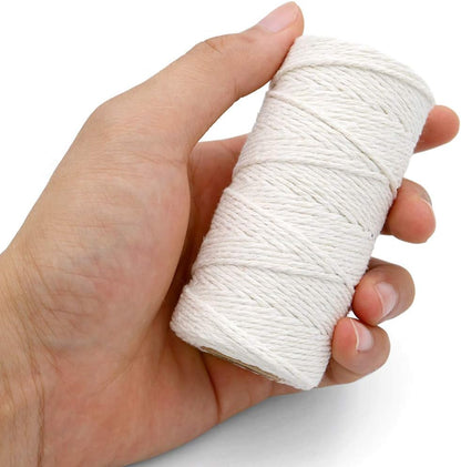 White Twine String and Gold Rope