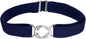 Women Stretchy Waist Belt, No Show Elastic Stretch Belts with Flat Buckle for Dresses Jeans Casual Pants