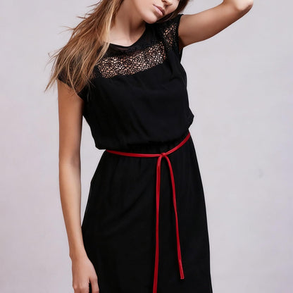 PU Leather Cord String Rope for DIY Women Tie Waist Strap Waist Belt Dress Bag Strap Replacement