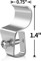 Vinyl Siding Clips,20-Pack No-Hole Outdoor Camera Mount,Vinyl Siding Hanger for Blink, Arlo, Ring, No-Damage, No Drilling, Weatherproof-304 Stainless Steel Home Siding Hooks - New Upgrade