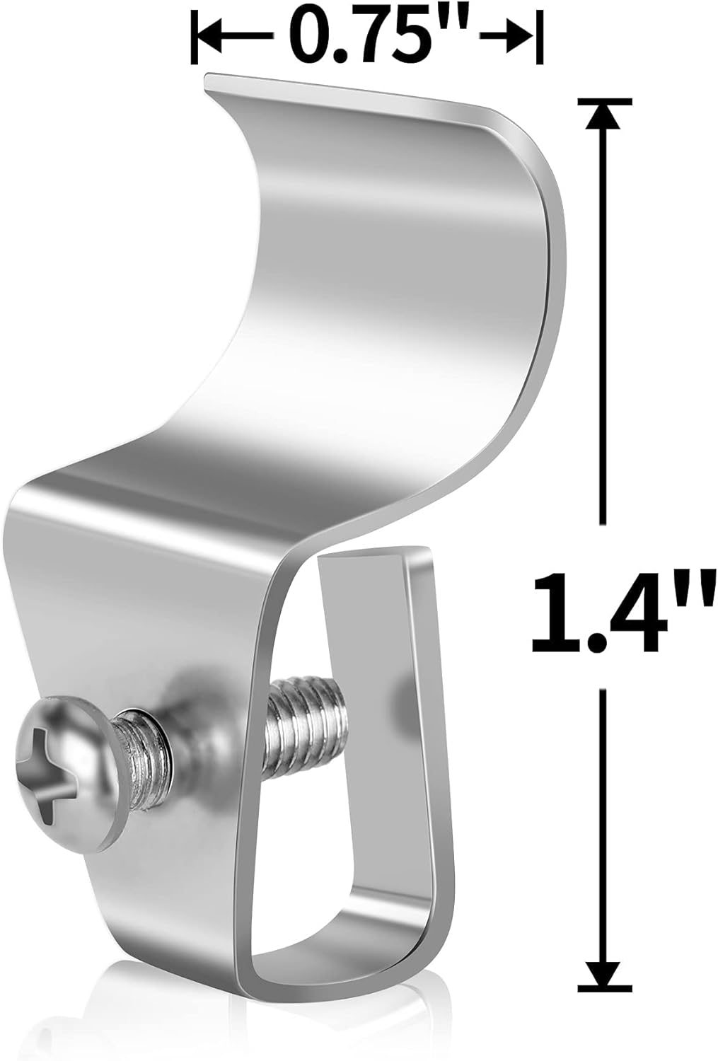 Vinyl Siding Clips,20-Pack No-Hole Outdoor Camera Mount,Vinyl Siding Hanger for Blink, Arlo, Ring, No-Damage, No Drilling, Weatherproof-304 Stainless Steel Home Siding Hooks - New Upgrade