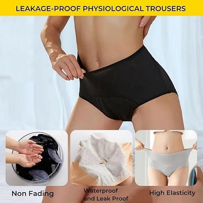 Women's 8 Pack Leakproof Briefs Multi Colours 3XL Underwear