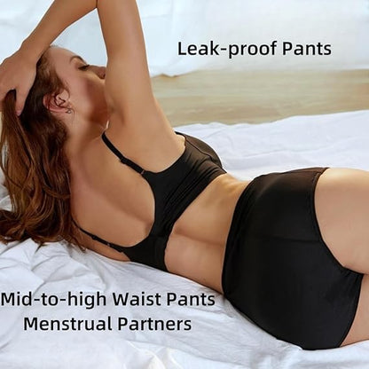 Women's 8 Pack Leakproof Briefs Multi Colours 3XL Underwear