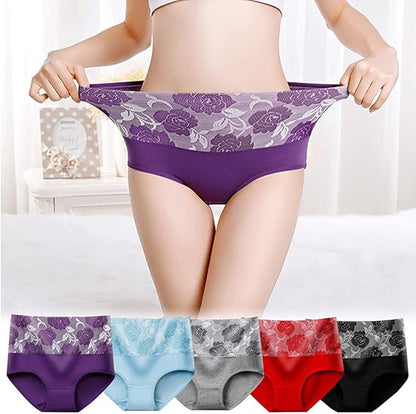 Women's 5-Pack Leakproof Briefs - 3XL - Assorted Colours - Comfortable Underwear