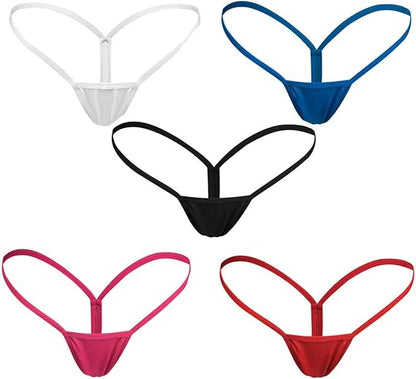 Women's Thong Underwear - 5 Pack - XL Size - Slim Waistband