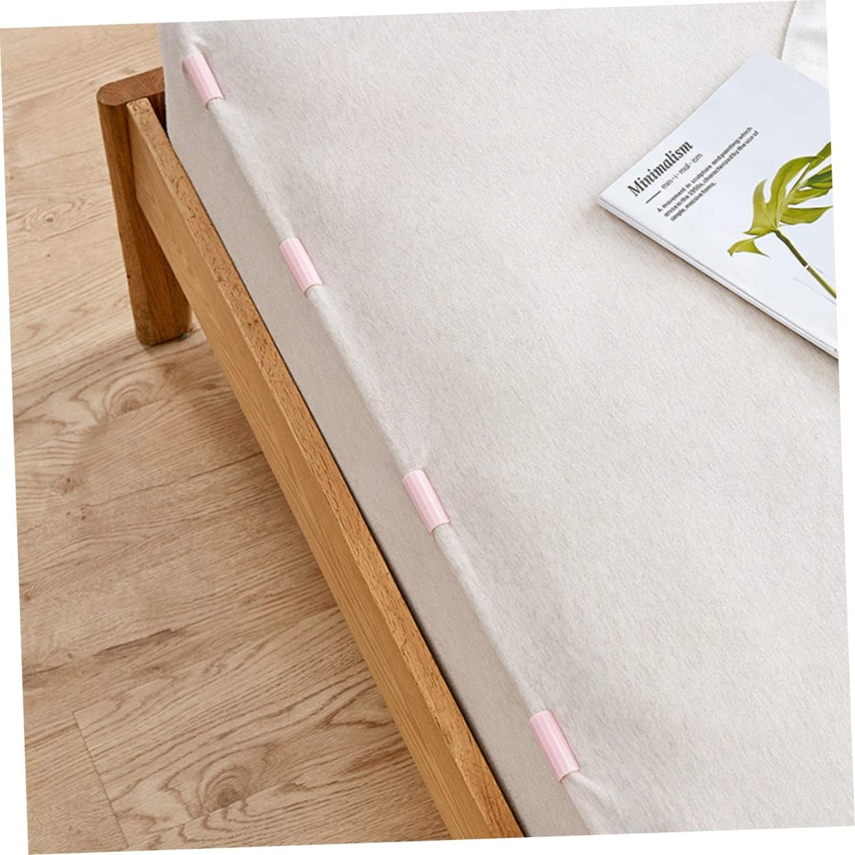 6 Pack Silicone Sheet Holders Anti-Slip Bed Sheet Clips for Mattress & Duvet