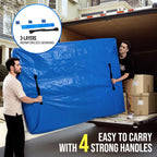 Queen Mattress Bags for Moving and Storage, Heavy Duty Moving Supplies Mattress Cover with Reinforced Handles, Storage Cover Essentials Packing Protector