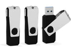 16GB 3 Pack USB Flash Drive 16GB USB Stick Bulk USB Drive 2.0 USB Key USB Thumb Drive Flash Drives 16gb Memory Stick for Computer (Black,3 pcs)